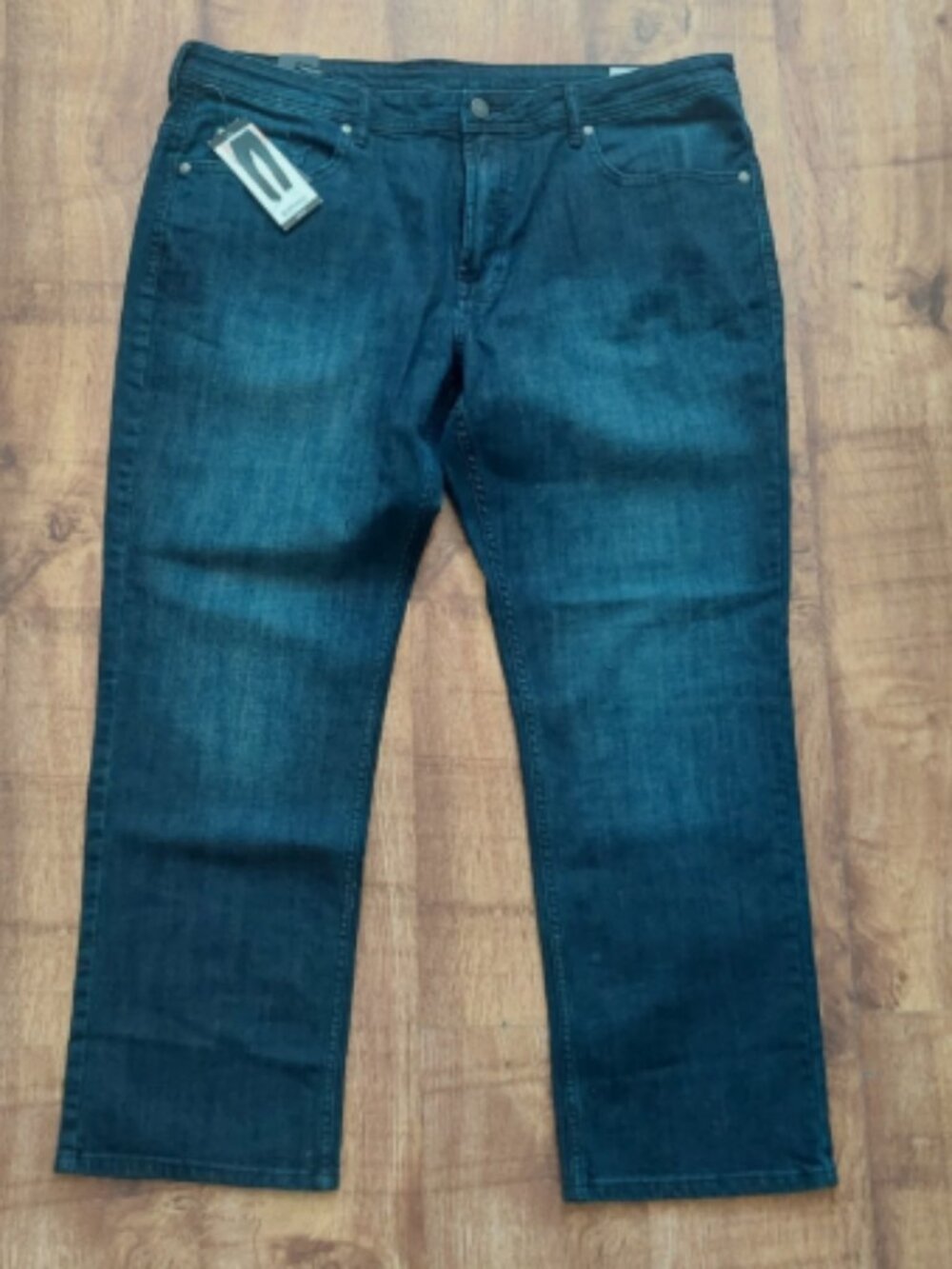 🌟Buffalo David Bitton Jack Jeans Mens 40 x 28 Slim Fit Straight Dark Denim
